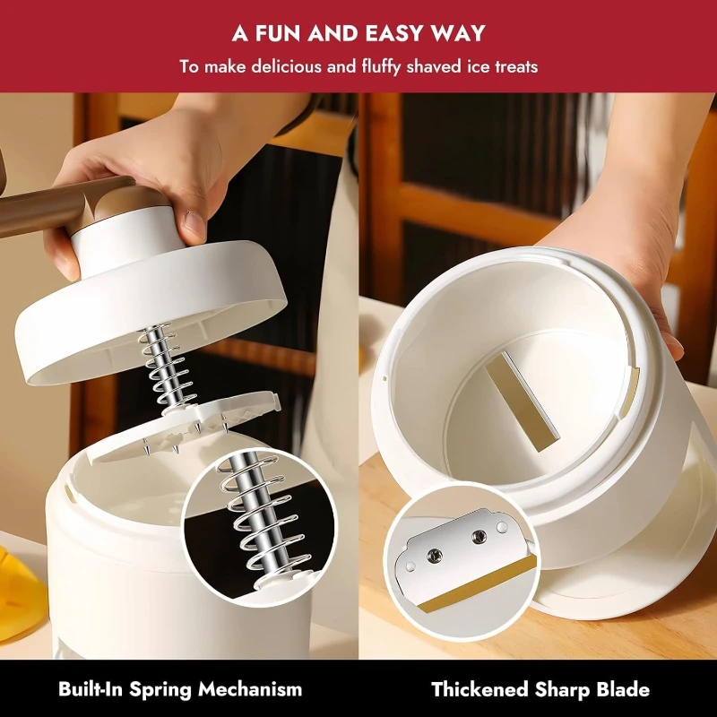 Manual Ice Shaver for Gola Ganda & Snow Cones - Image 2