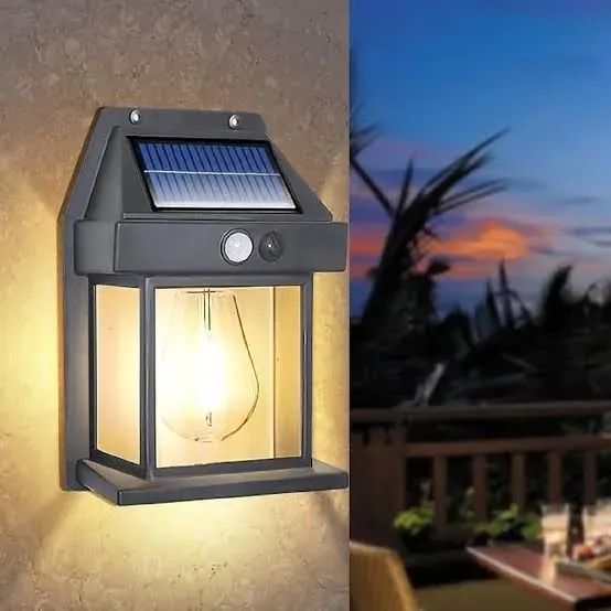 Solar Charge Motion Sensor Waterproof Wall Lamp | Outdoor Security Light