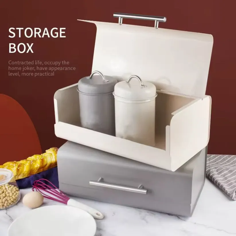 Luxury Metal Bread Storage Box - Image 2
