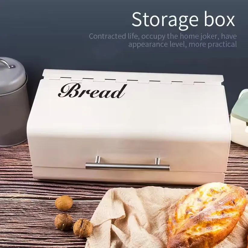 Luxury Metal Bread Storage Box