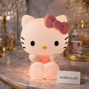 Hello Kitty Silicone Night Light – Soft Warm Glow, Touch Control, USB Rechargeable