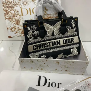 Dior Butterfly Book Tote Bag