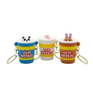Cute Cup Noodles Pop-Up Keychain