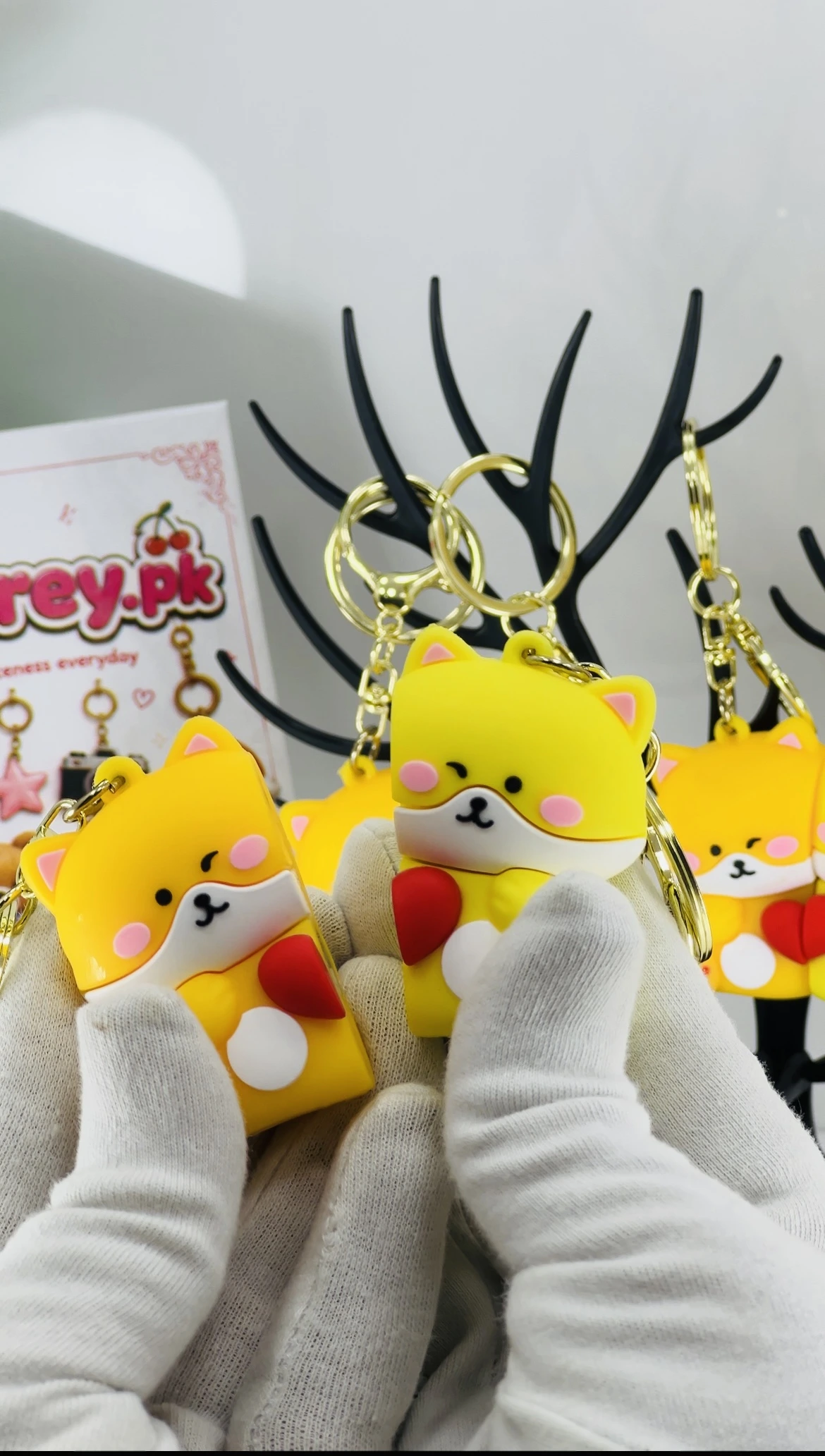 cat keychain for couples