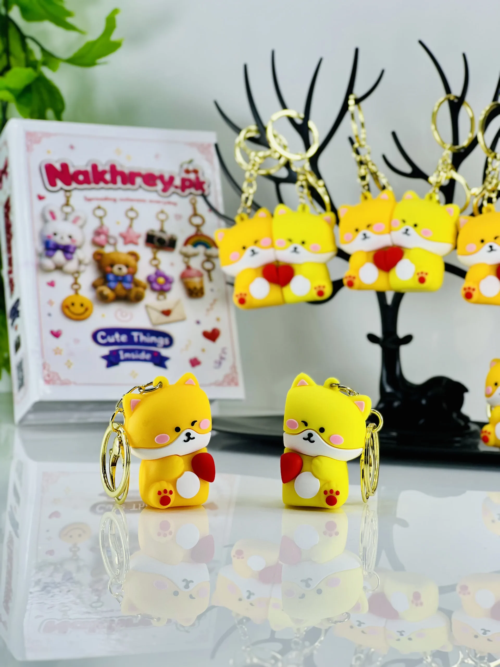 cute cat keychain