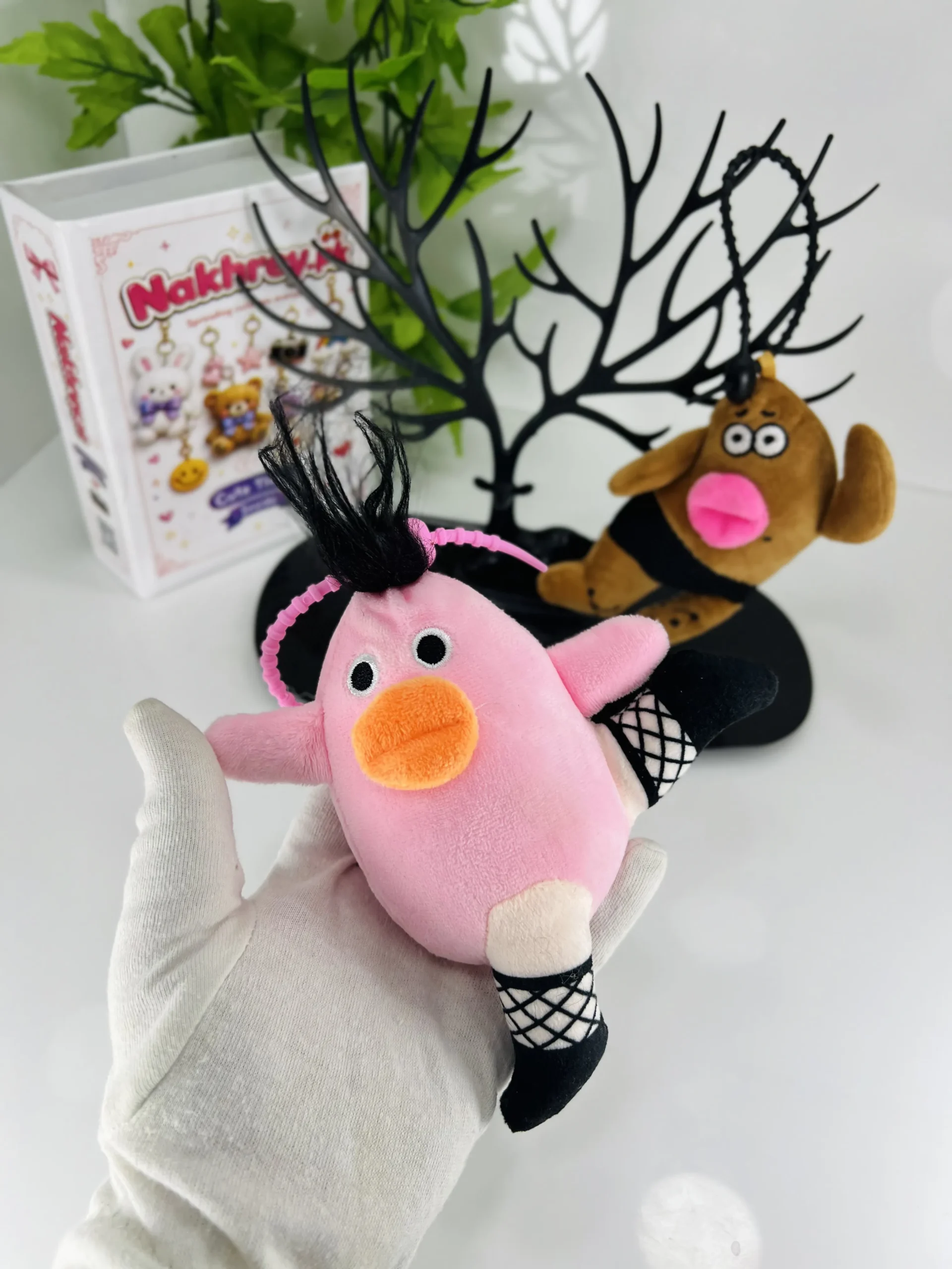 Cute plush duck toy for gifting and decoration