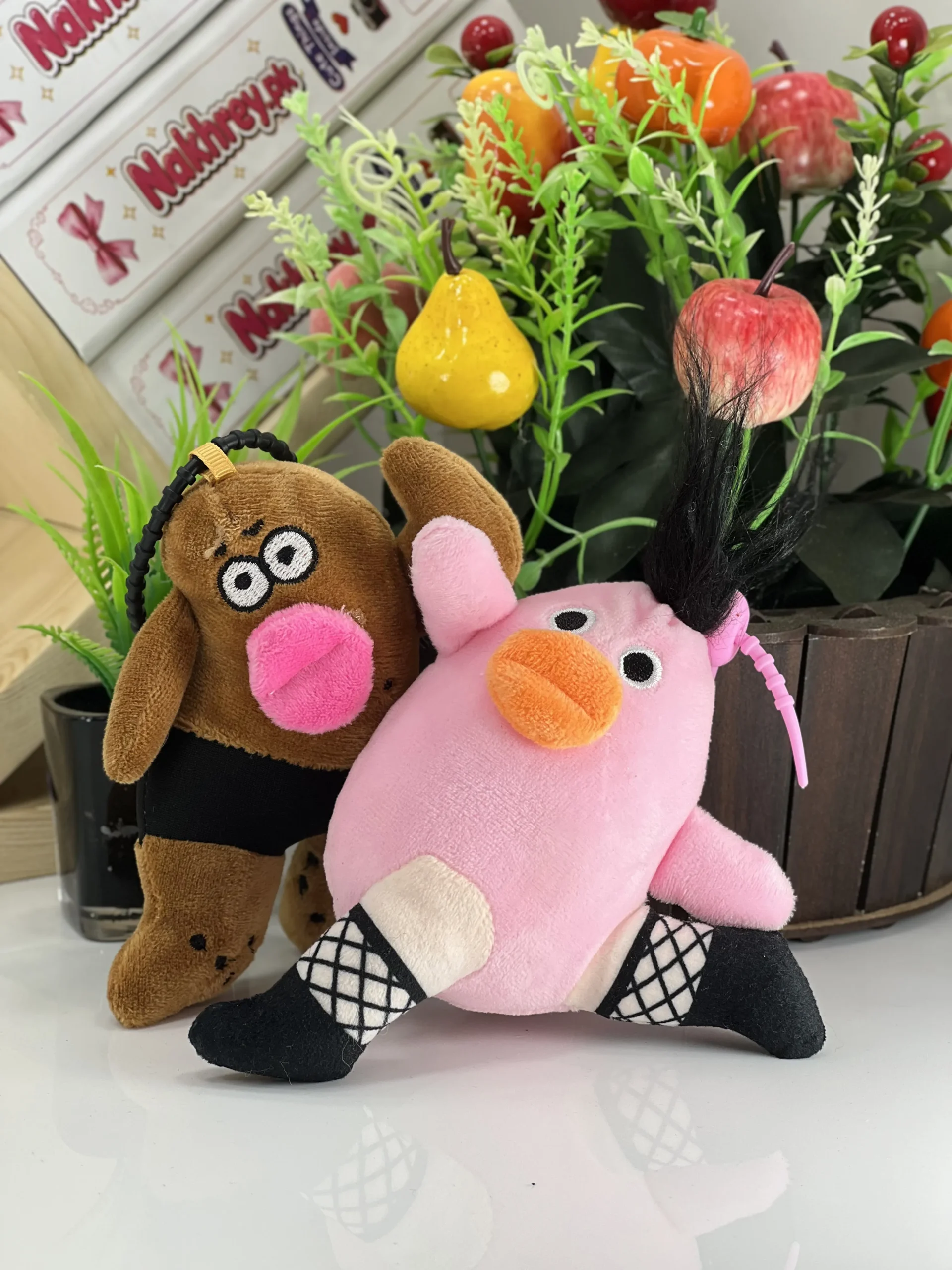 Cute plush duck toy for gifting and decoration