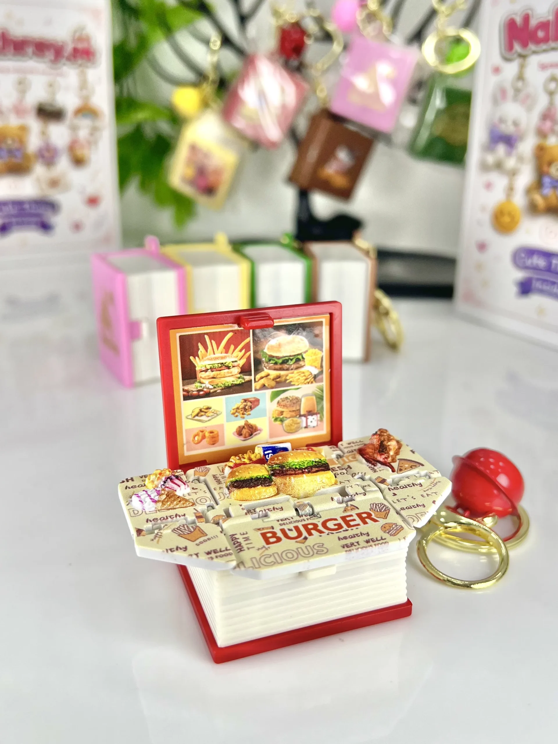 3D Pop-Up Book Keychain