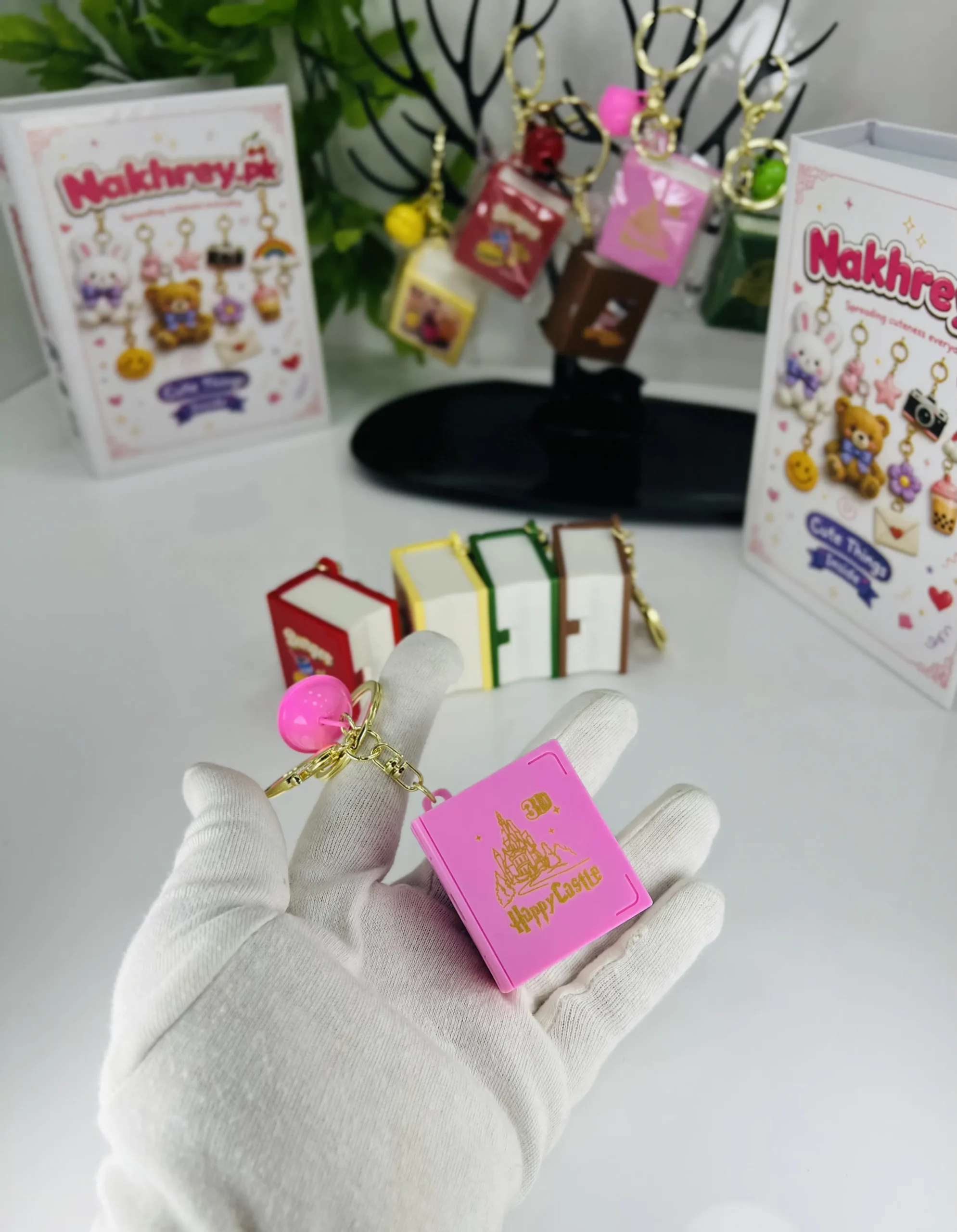 3D Pop-Up Book Keychain