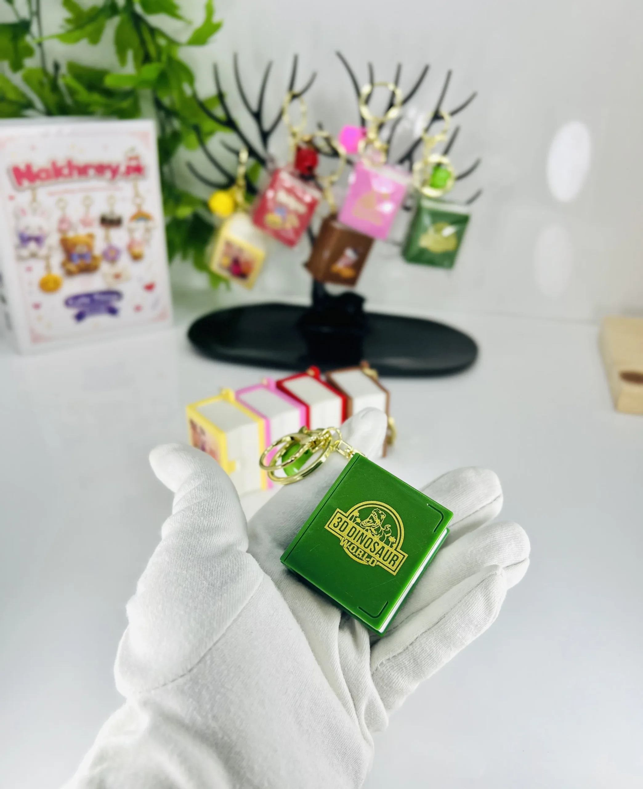 3D Pop-Up Book Keychain