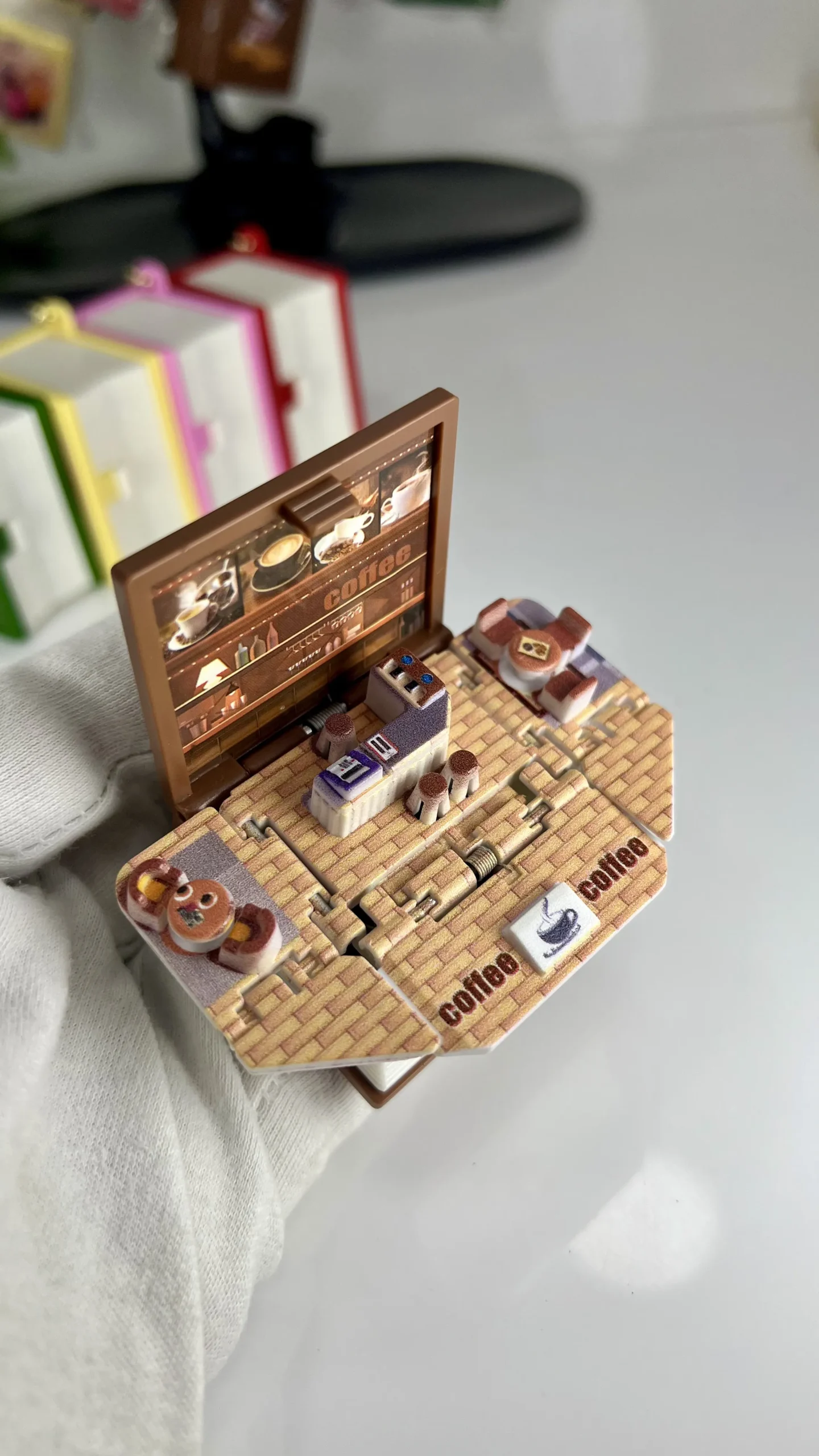 3D Pop-Up Book Keychain