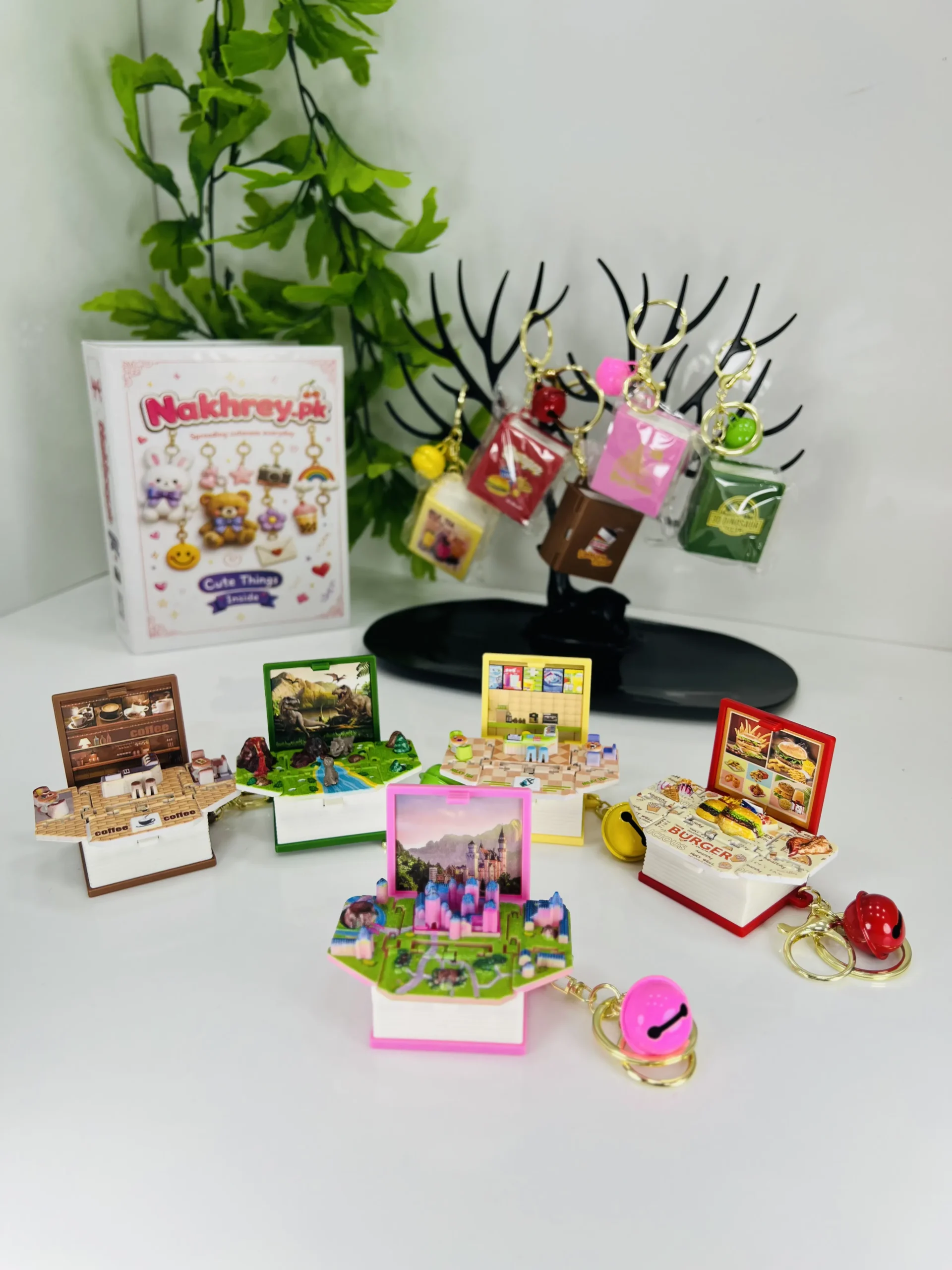 3D Pop-Up Book Keychain
