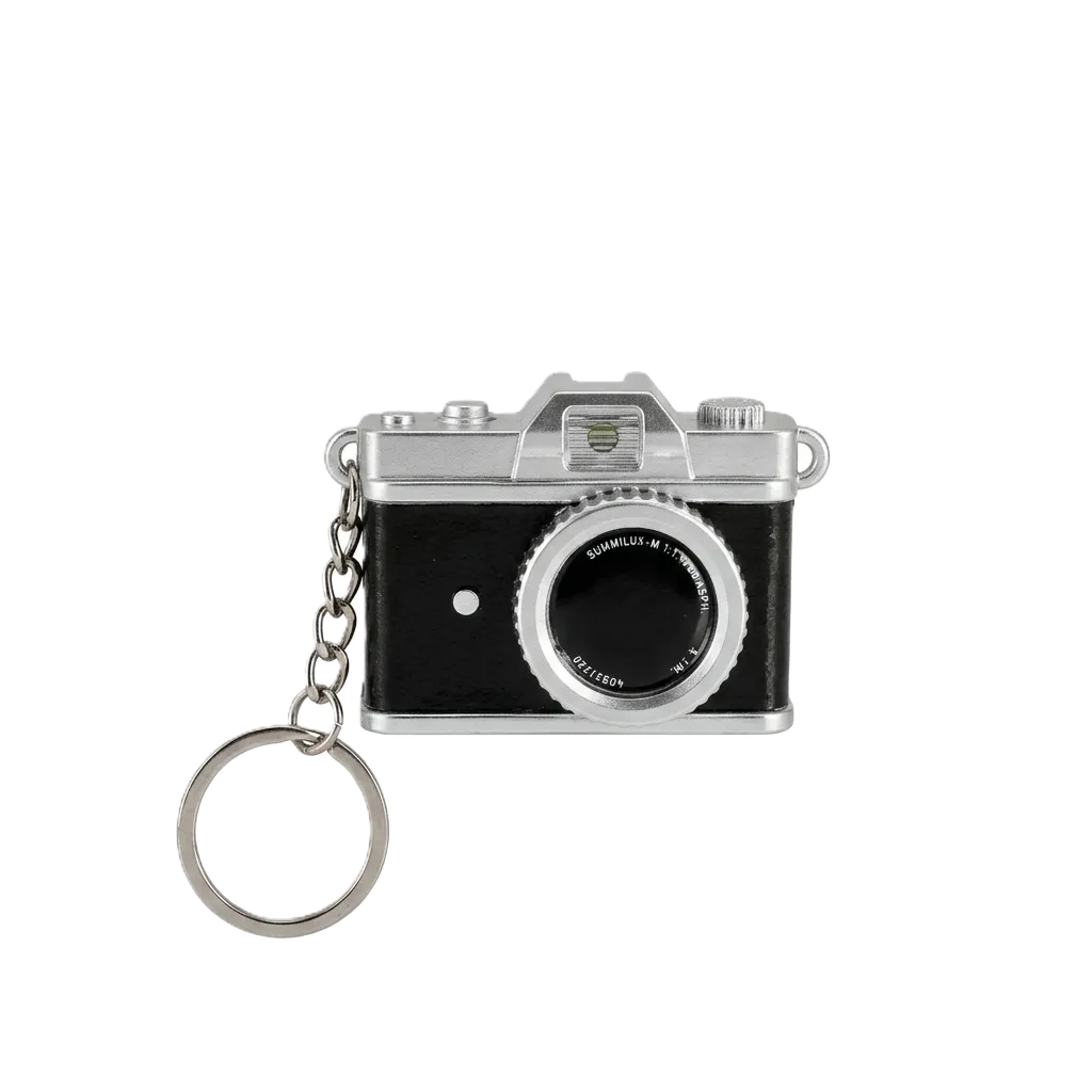 Mini DSLR Camera Keychain with Flash