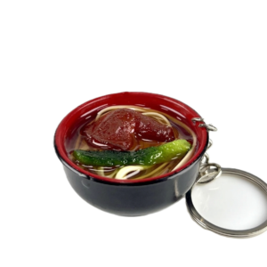 Mini Braised Chicken Leg Ramen Bowl Keychain