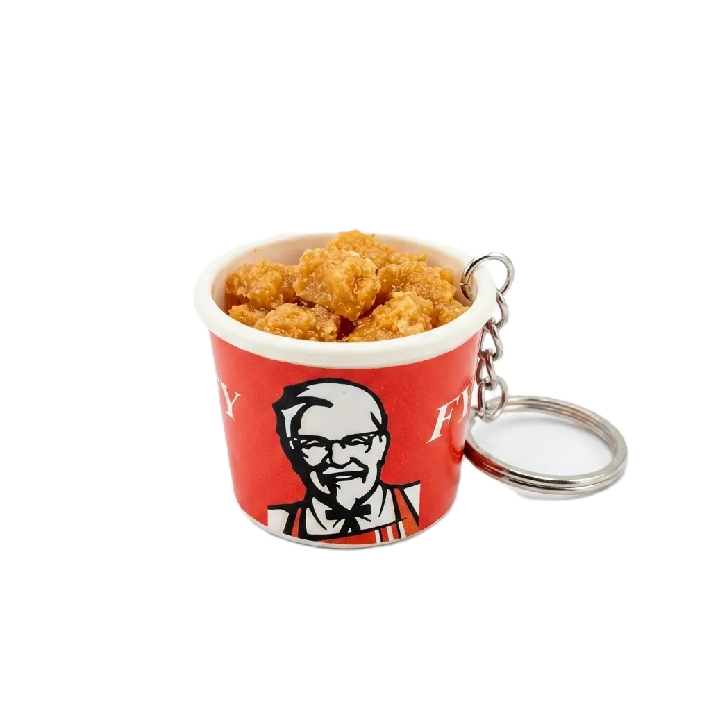 Mini KFC Bucket Keychain