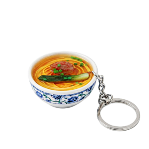 Mini Pickle Ramen Bowl Keychain