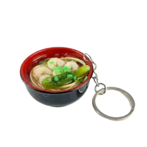 Mini 3D Momos Noodle Bowl Keychain