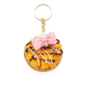 Mini Donut Keychain