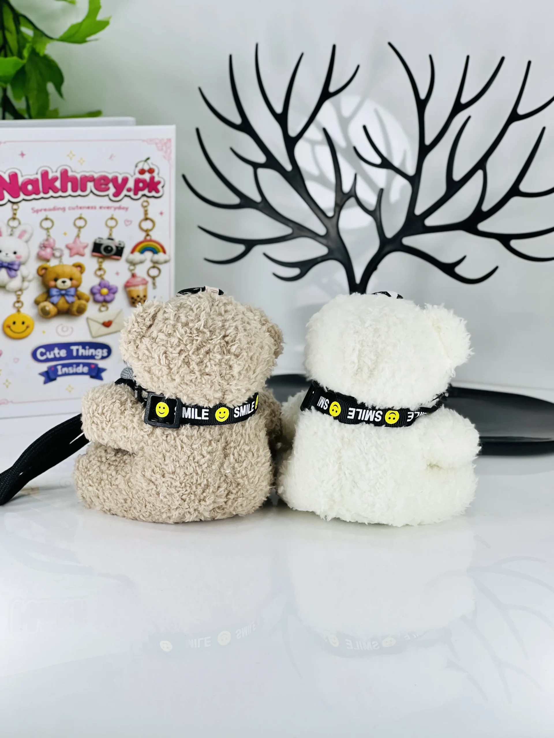 Cute Photographer Teddy Bear Keychain