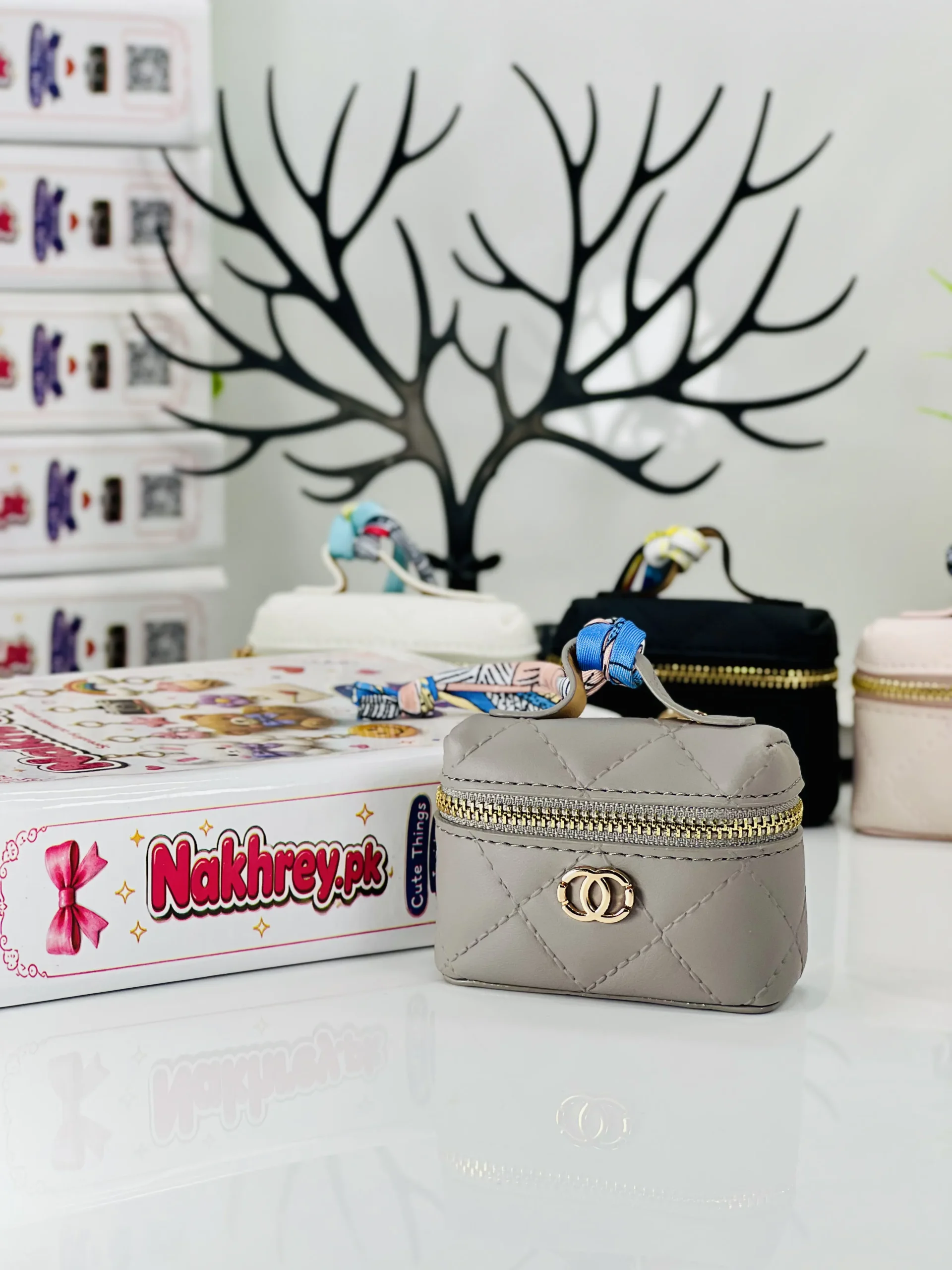 Mini Chanel Leather Bag Hanging