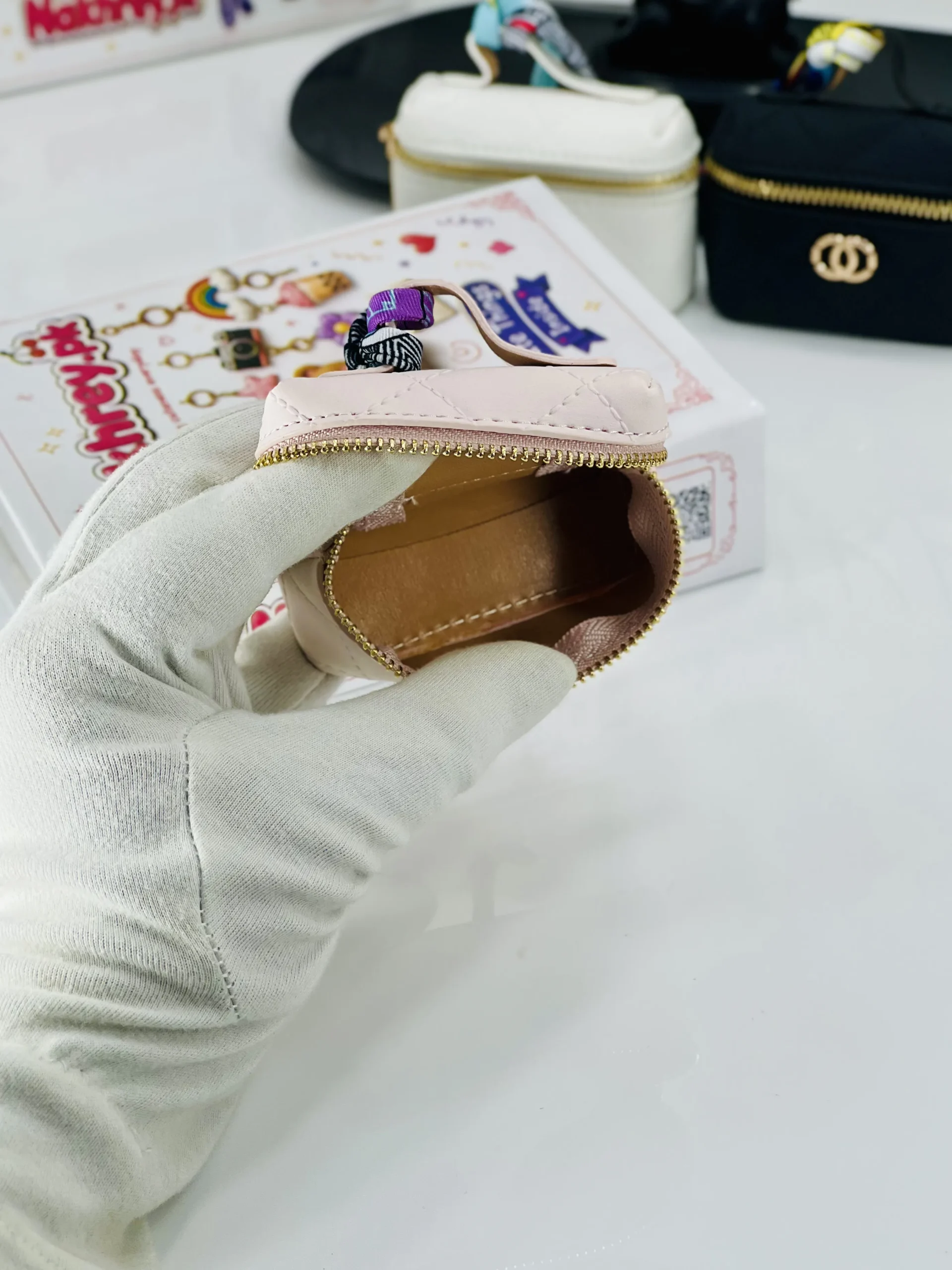 Mini Chanel Leather Bag Hanging