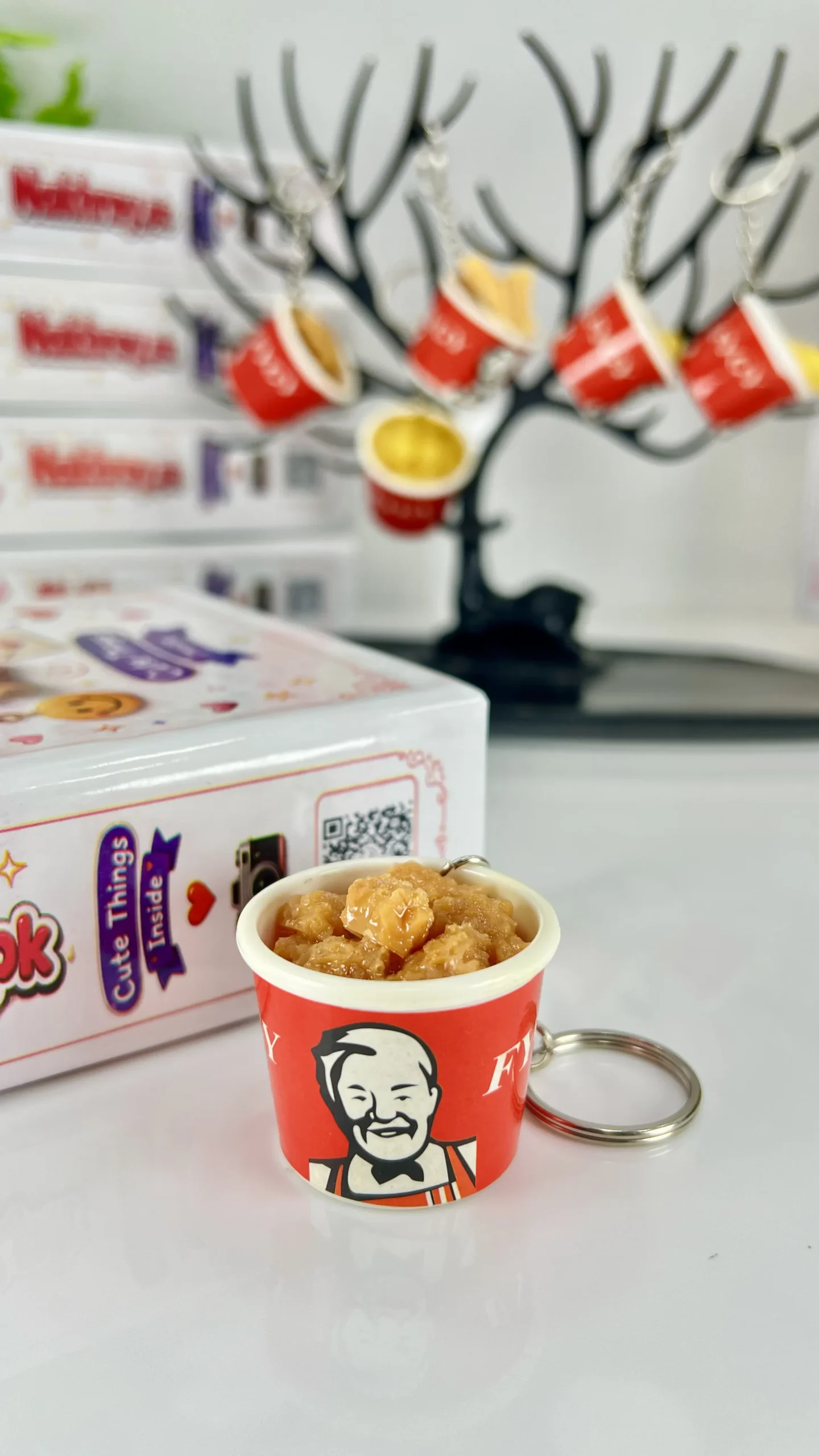 Mini KFC Bucket Keychain