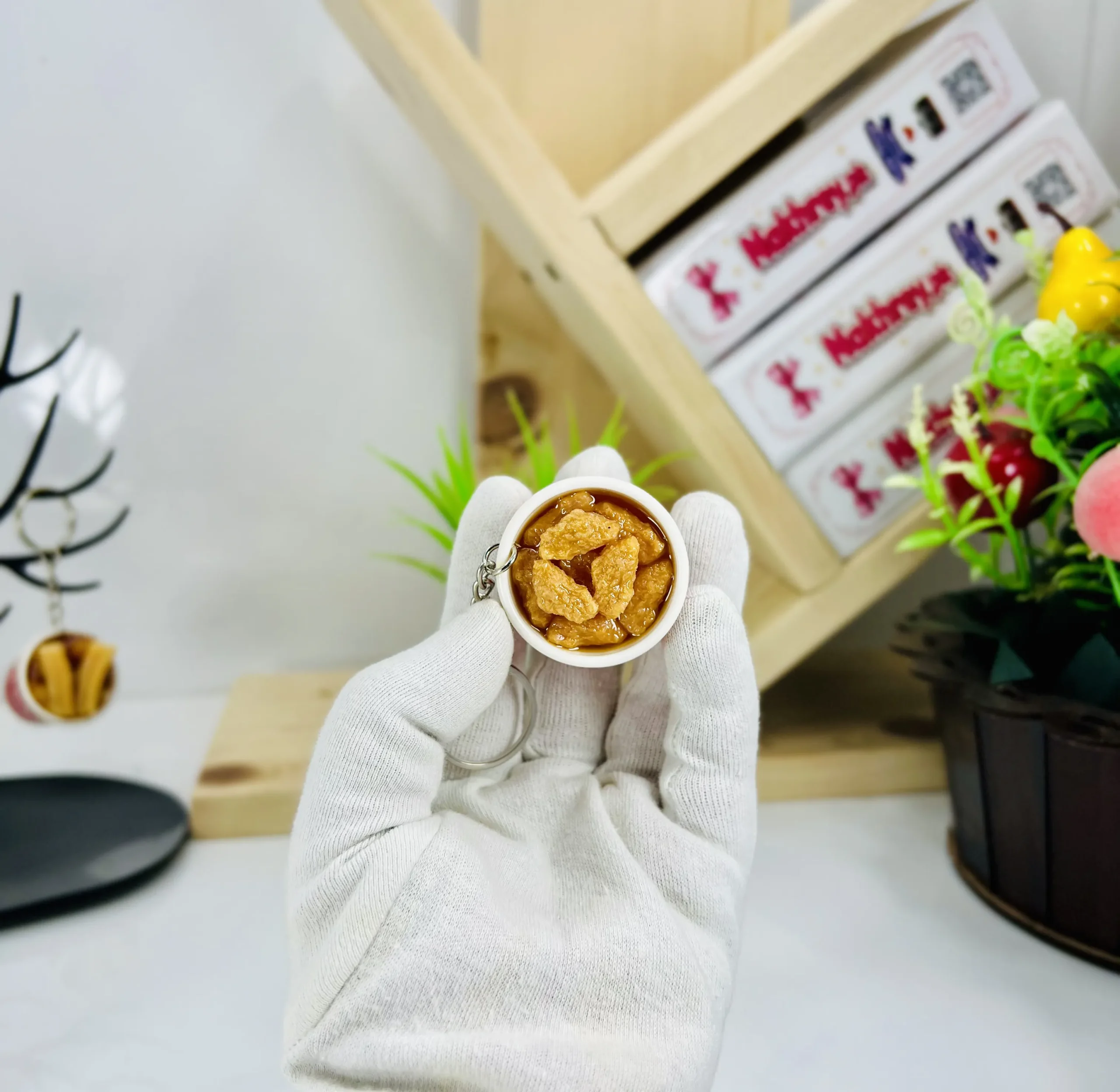 Mini KFC Bucket Keychain