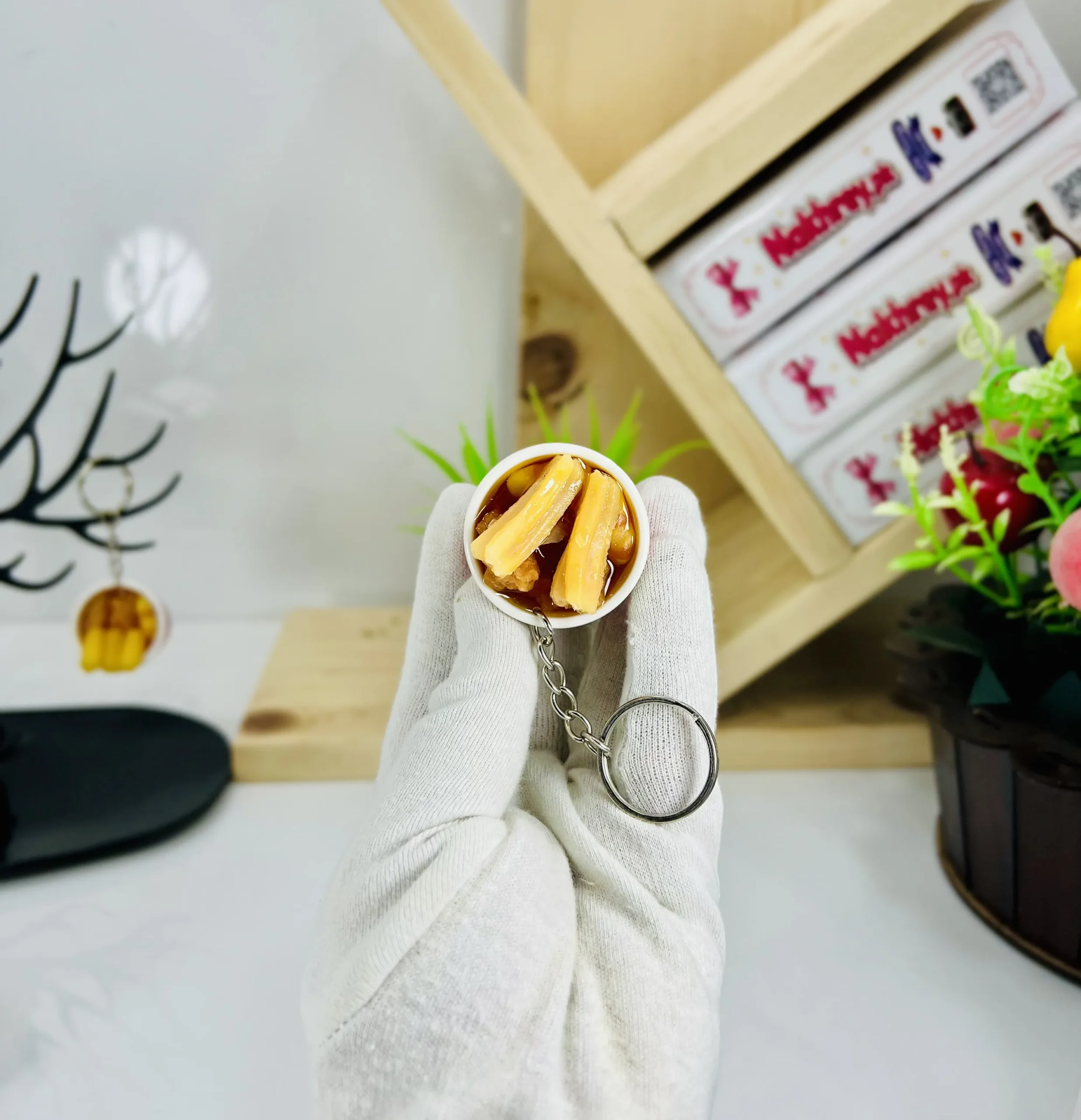 Mini KFC Bucket Keychain