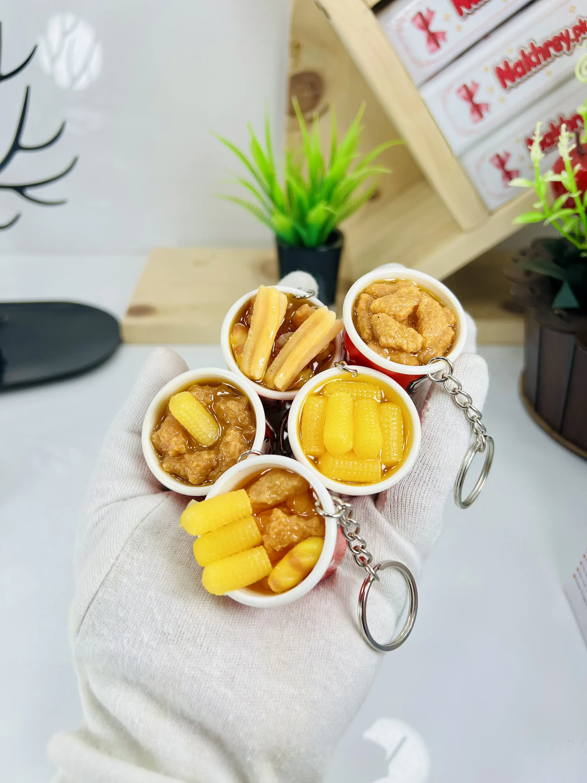 Mini KFC Bucket Keychain