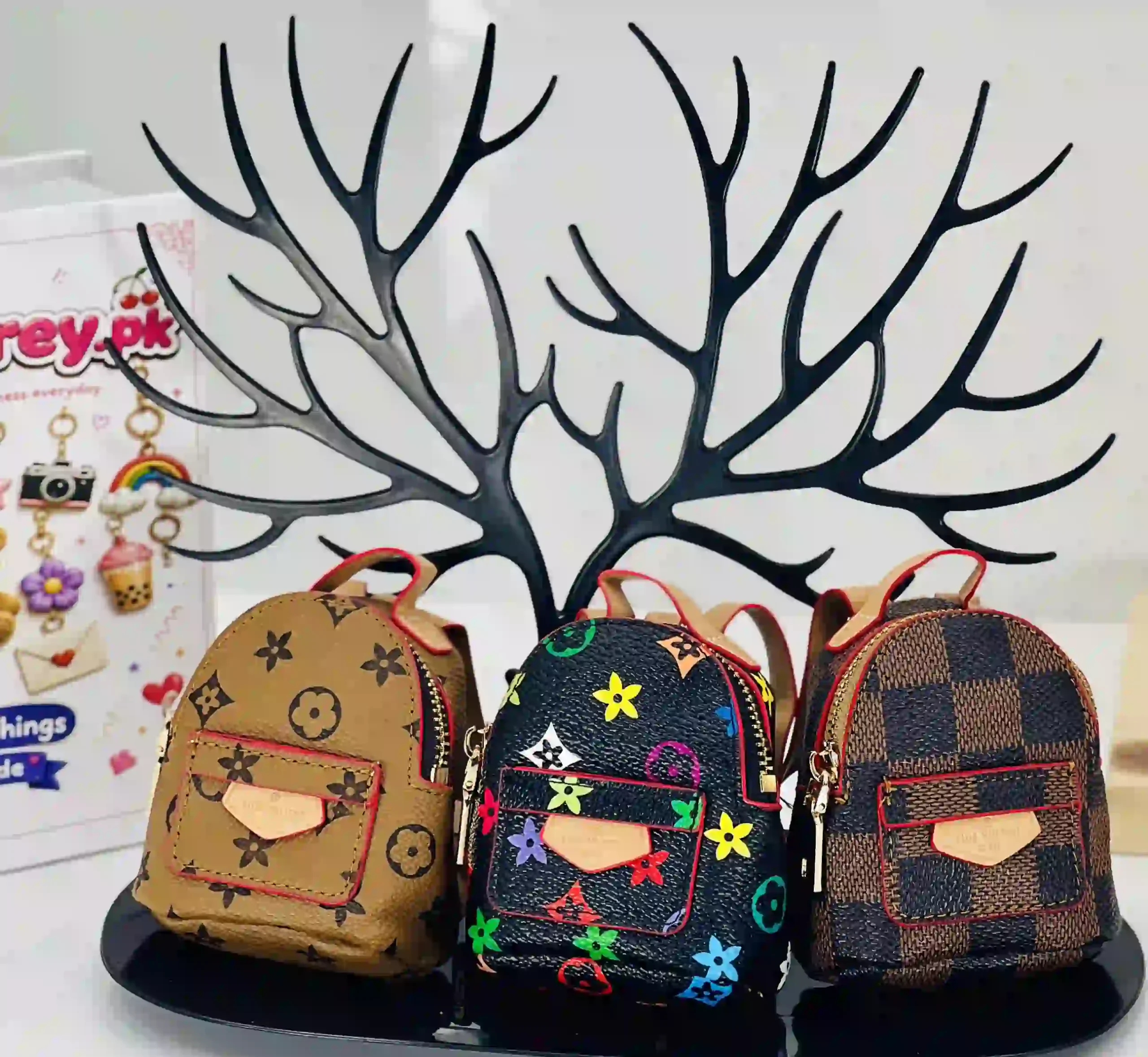 Louis Vuitton Mini Backpack Keychain Pouch