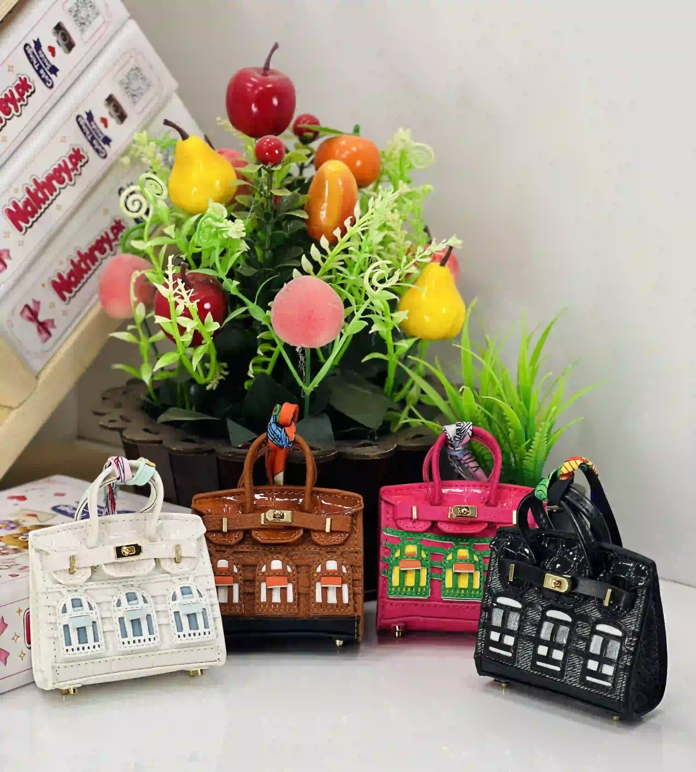 Hermes Mini Birkin Bag Charm & Keychain