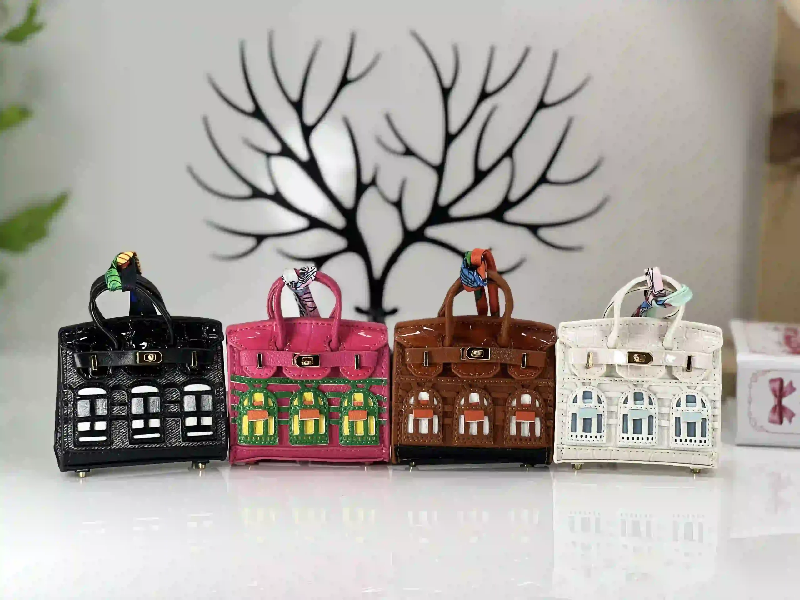Hermes Mini Birkin Bag Charm & Keychain