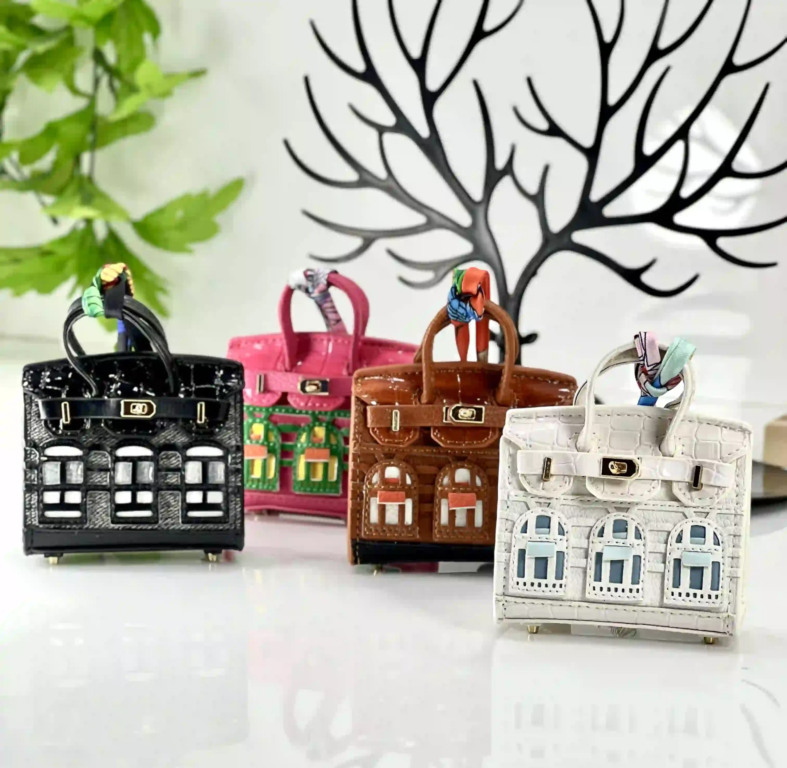 Hermes Mini Birkin Bag Charm & Keychain